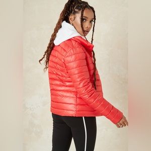 REI CO•OP puffer jacket in orange